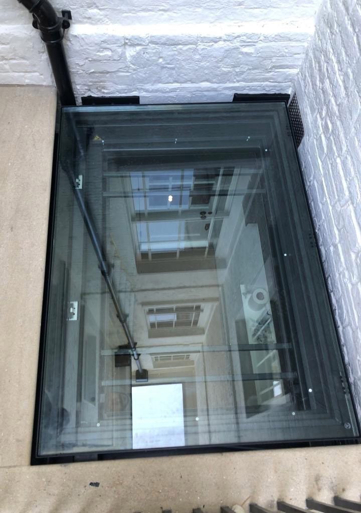 Safety glass rooflights in London
