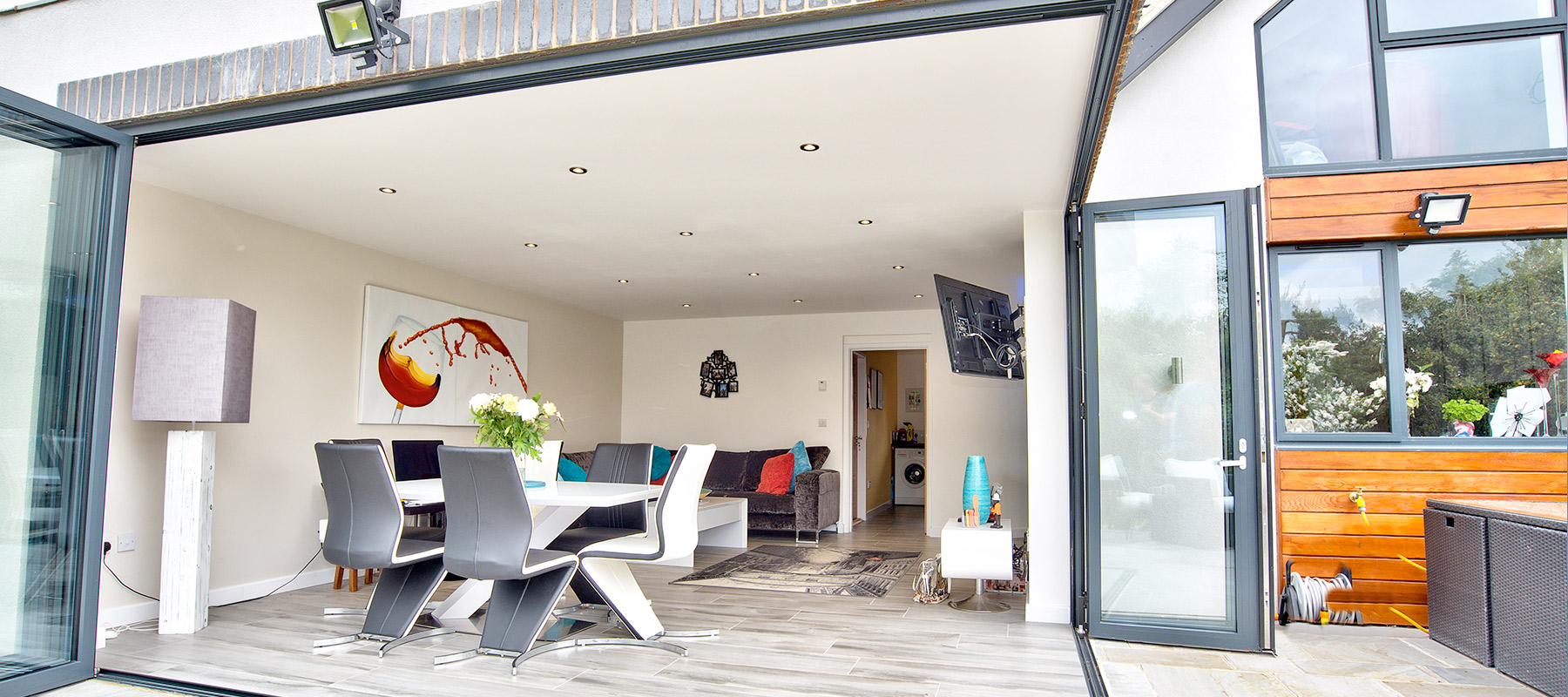 modern bi-fold doors